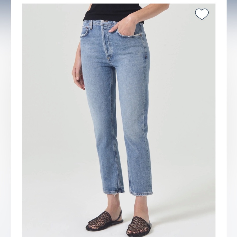 AGOLDE RILEY  ANKLE CROP
